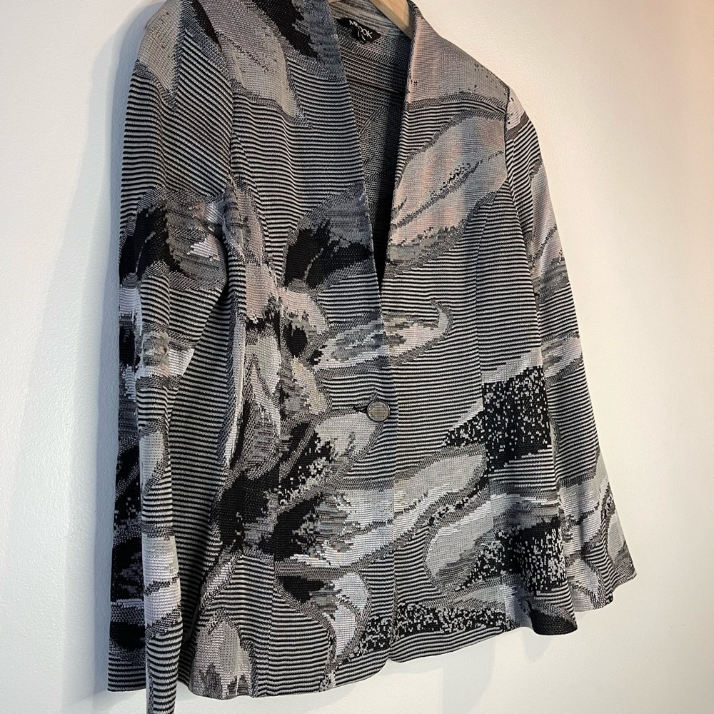 Misook Patterned, Lightweight Blazer - Size Small